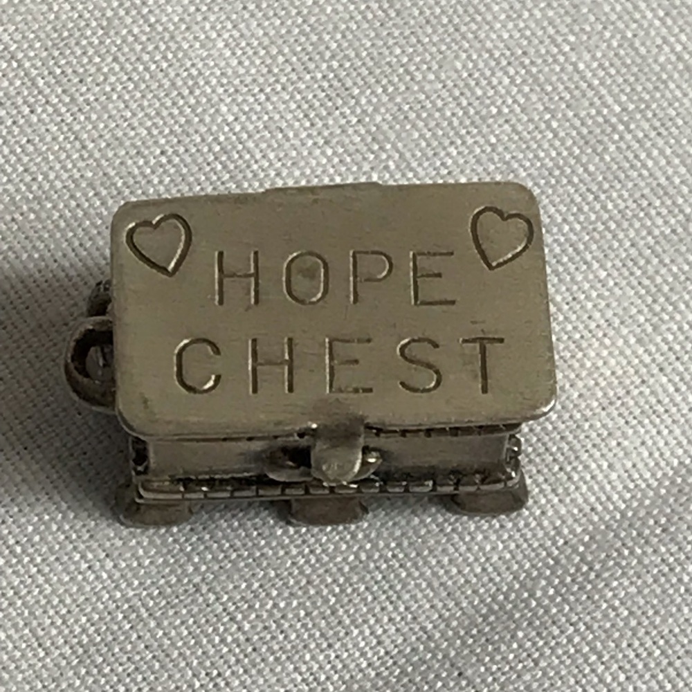 Sterling Silver‎ Hope Chest Charm Keepsake